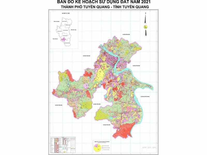 Bản đồ quy hoạch Tuyên Quang khi đã được thông qua